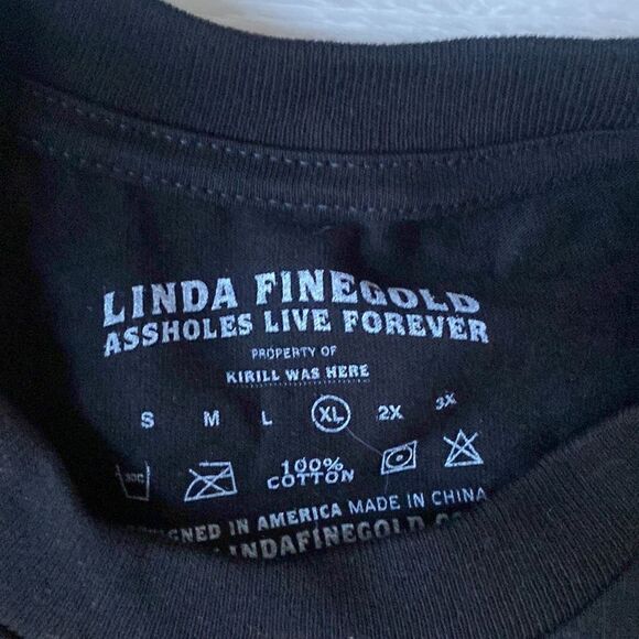 Assholes Live Forever Shirt Heather Grey & Black XL - Picture 6 of 7